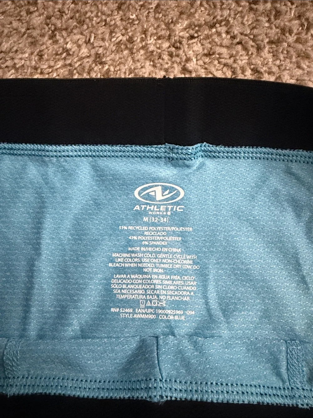 Athletic Works Men’s Long Leg Men’s Boxerbriefs - Med